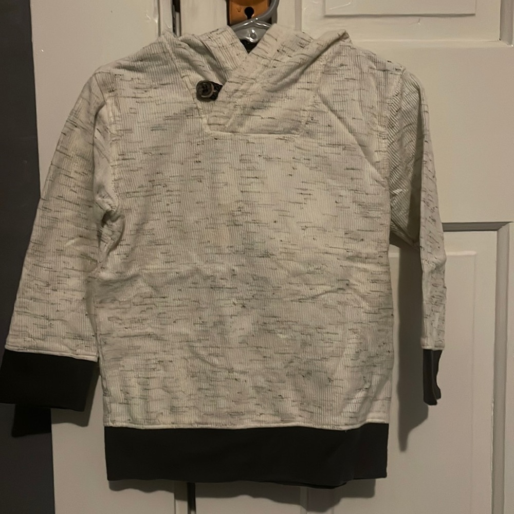 Cat & Jack hooded waffle top